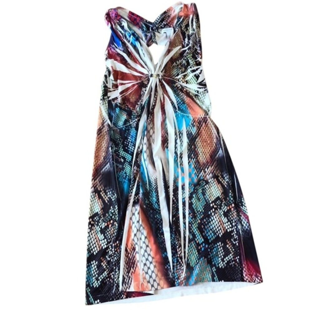 BOSTON PROPER BURNOUT DRESS XS